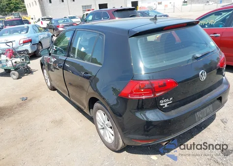 2015 Volkswagen Golf Tsi S 4-Door z USA, uszkodzony, nr VIN 3VW217AU9FM027233